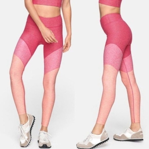 Outdoor Voices Springs 7/8 Compression Leggings Size L GUC Activewear Athletic - Picture 1 of 6